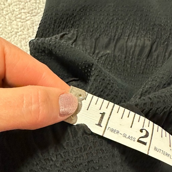 Lauren Bagliore Black Sleeveless Asymmetrical Tunic Top Gauzy Langenlook - Picture 8 of 11